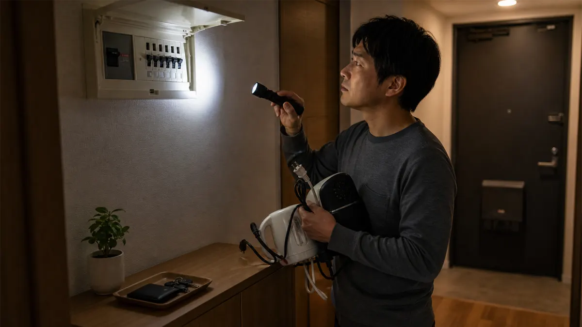 ブレーカーが何度も落ちる