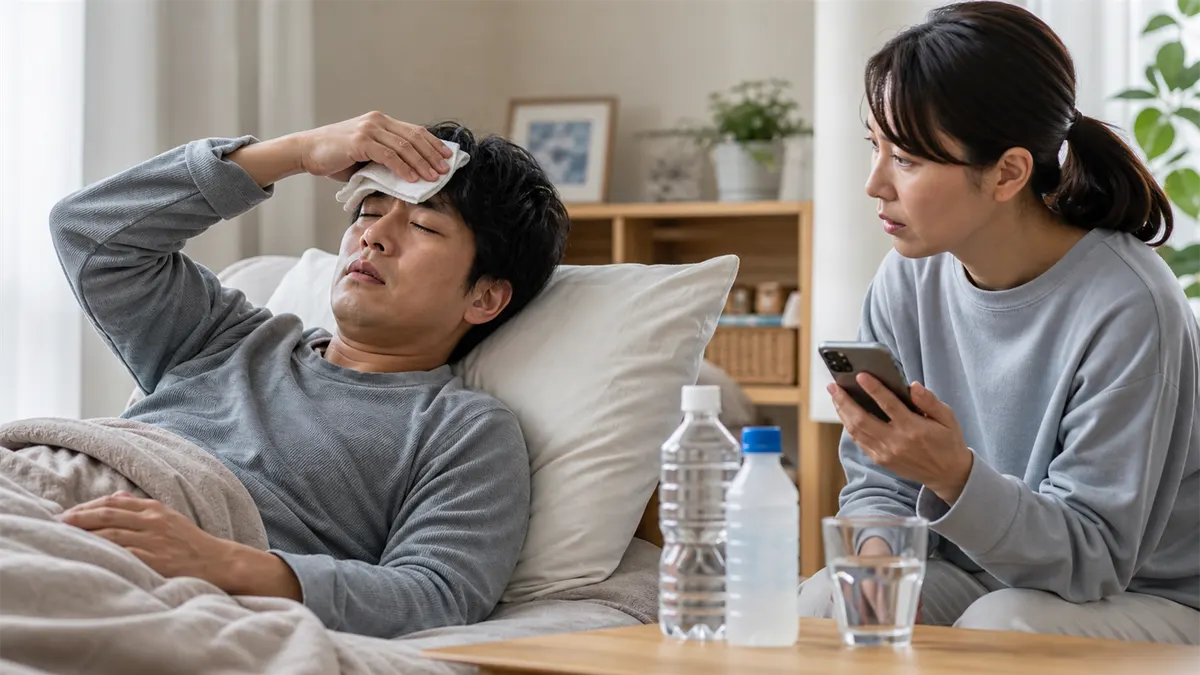 洗剤を混ぜて気分が悪くなった