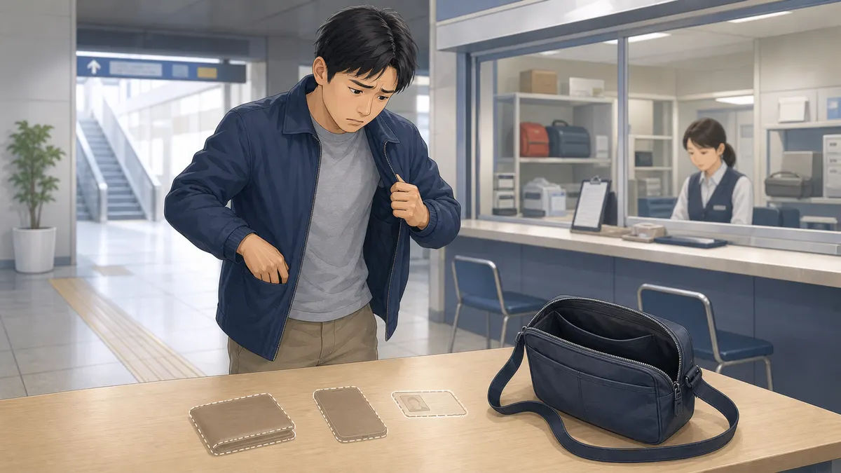 財布・スマホ・身分証をすべて失くした