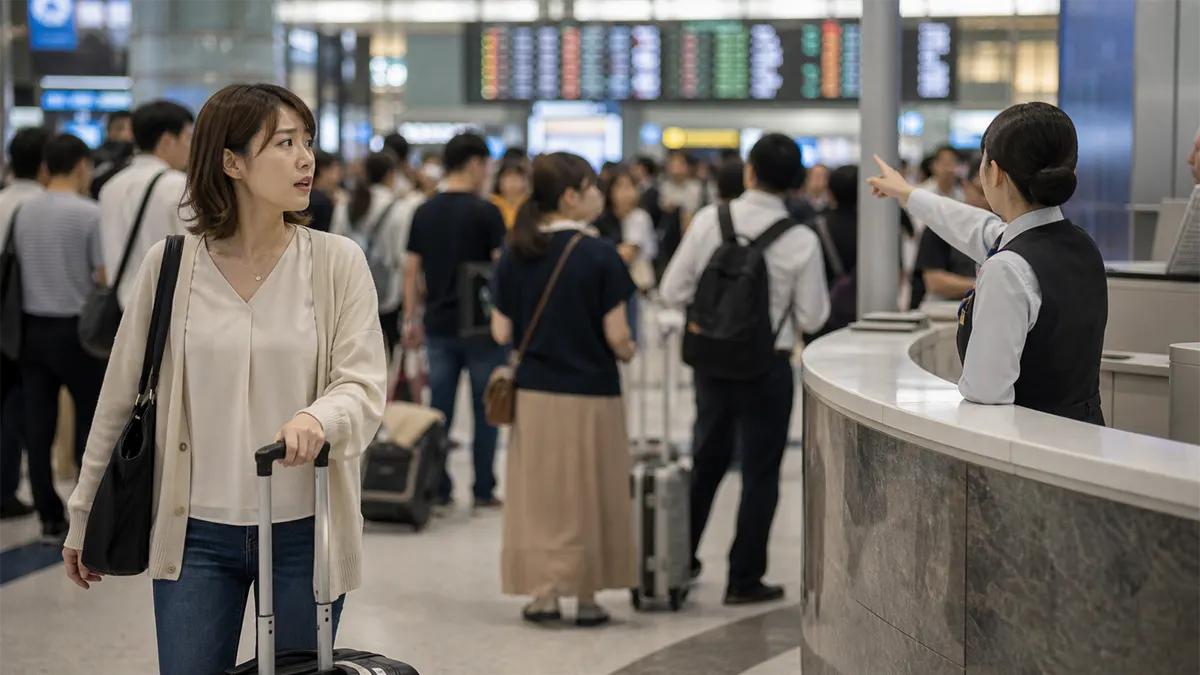 駅や空港で同行者とはぐれた