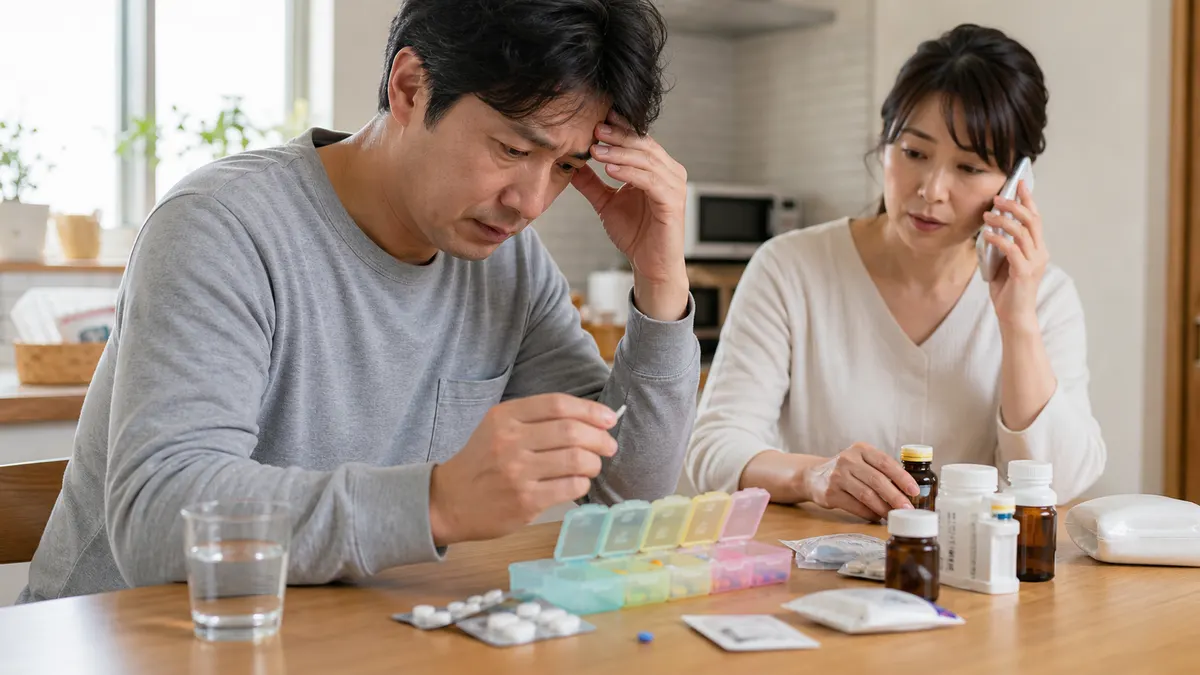 薬を飲みすぎたかもしれない