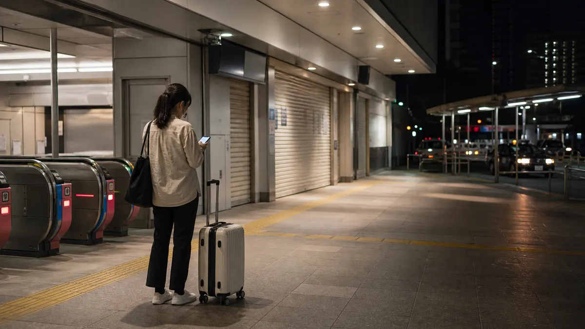 終電を逃して帰れなくなった