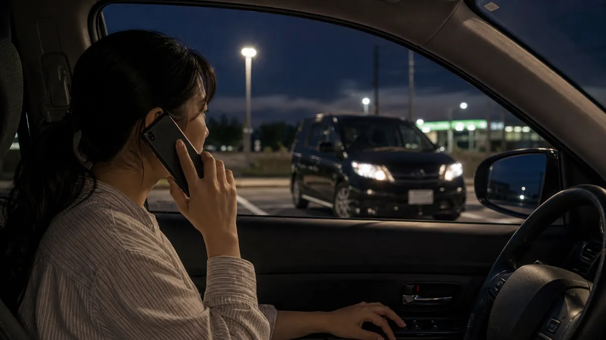 あおり運転の相手に詰め寄られた