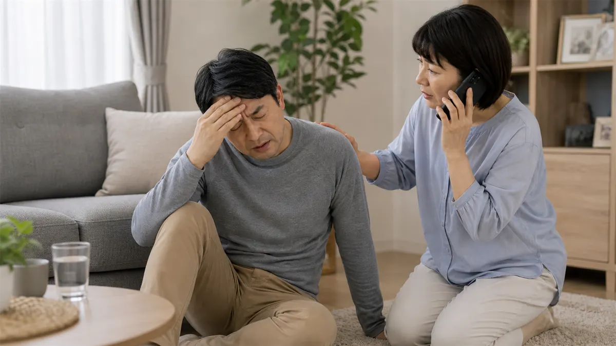 急なめまいで立てない
