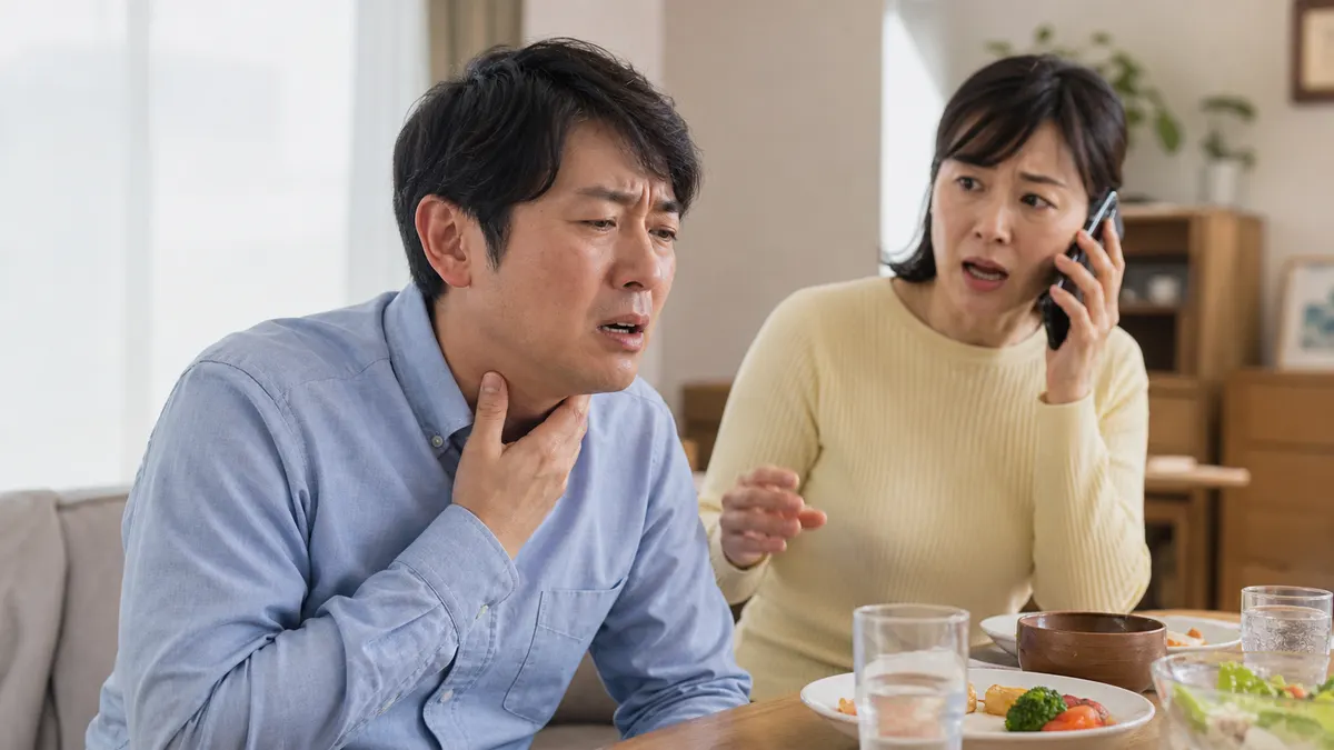 突然激しい腹痛が起きた