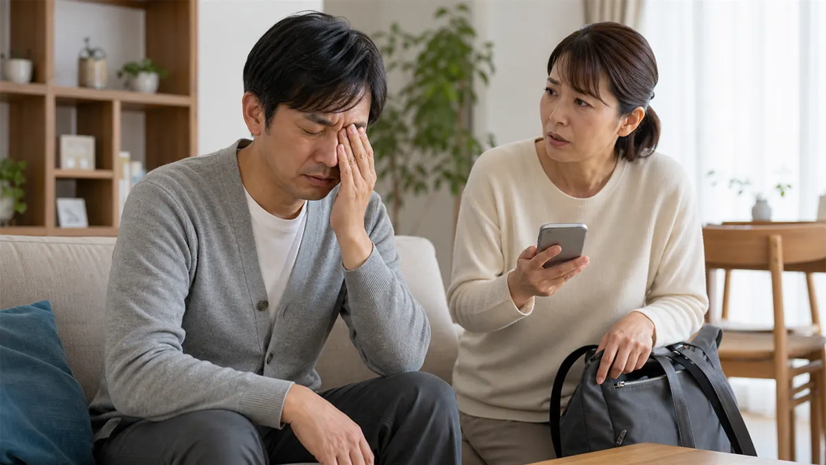 急に見えにくくなった
