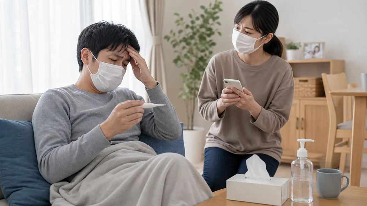 感染症が疑われる症状が出た