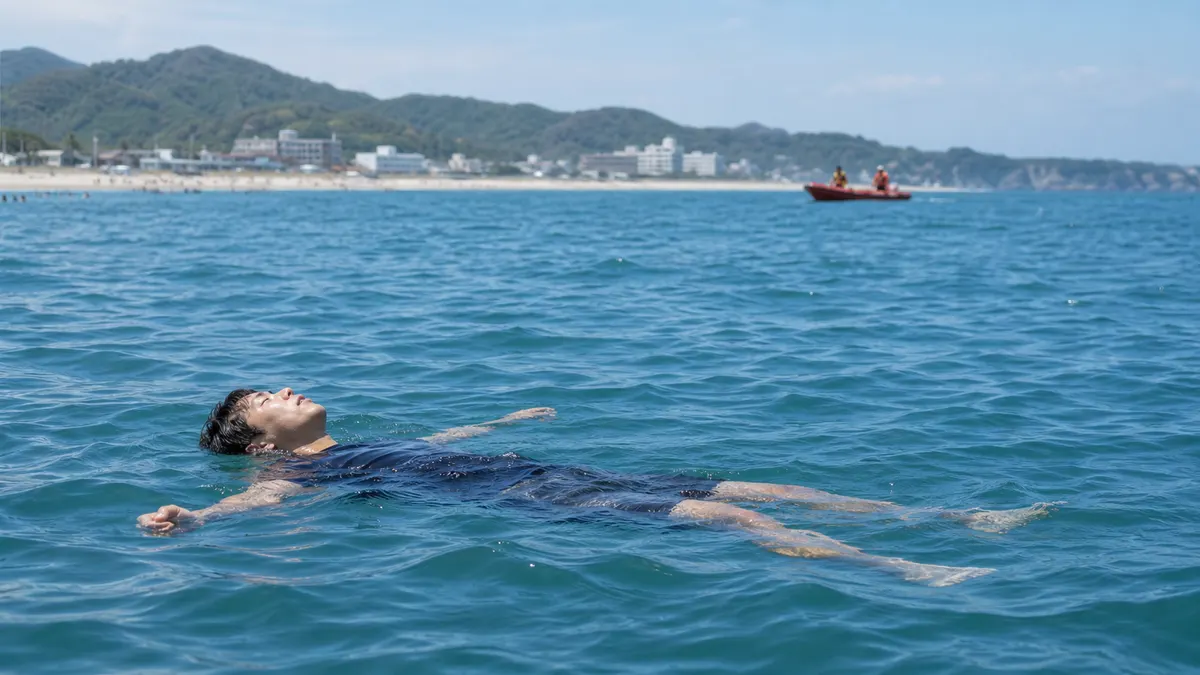 海で沖に流された