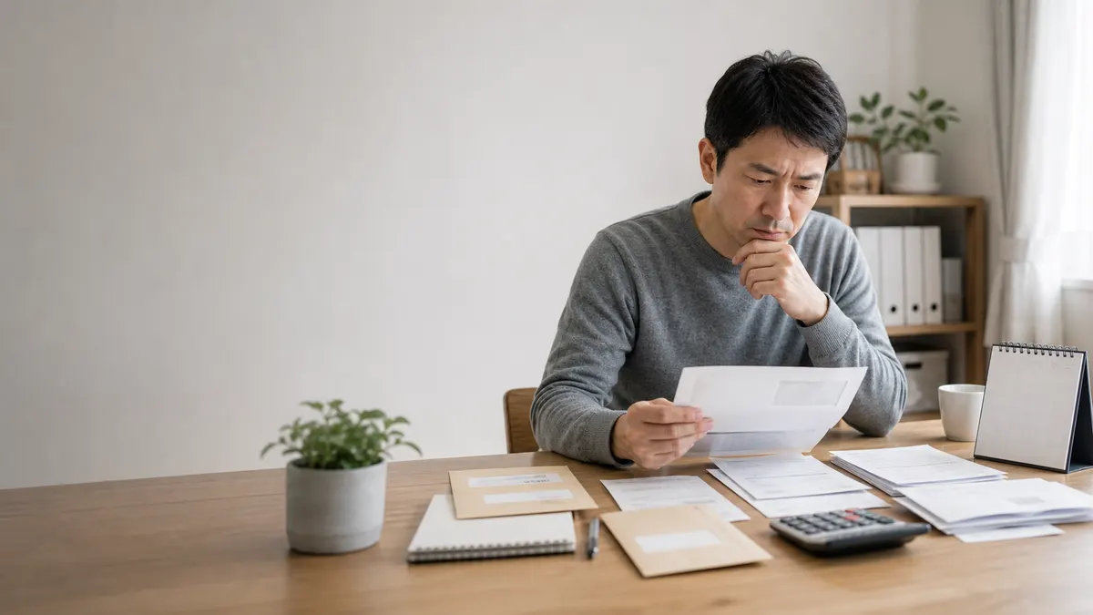 税金や年金の督促が来た