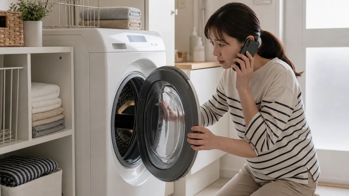 洗濯機・収納に人が閉じ込められた