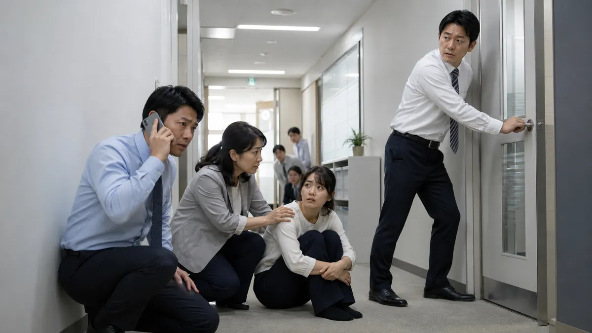 職場・学校で暴力沙汰が起きた